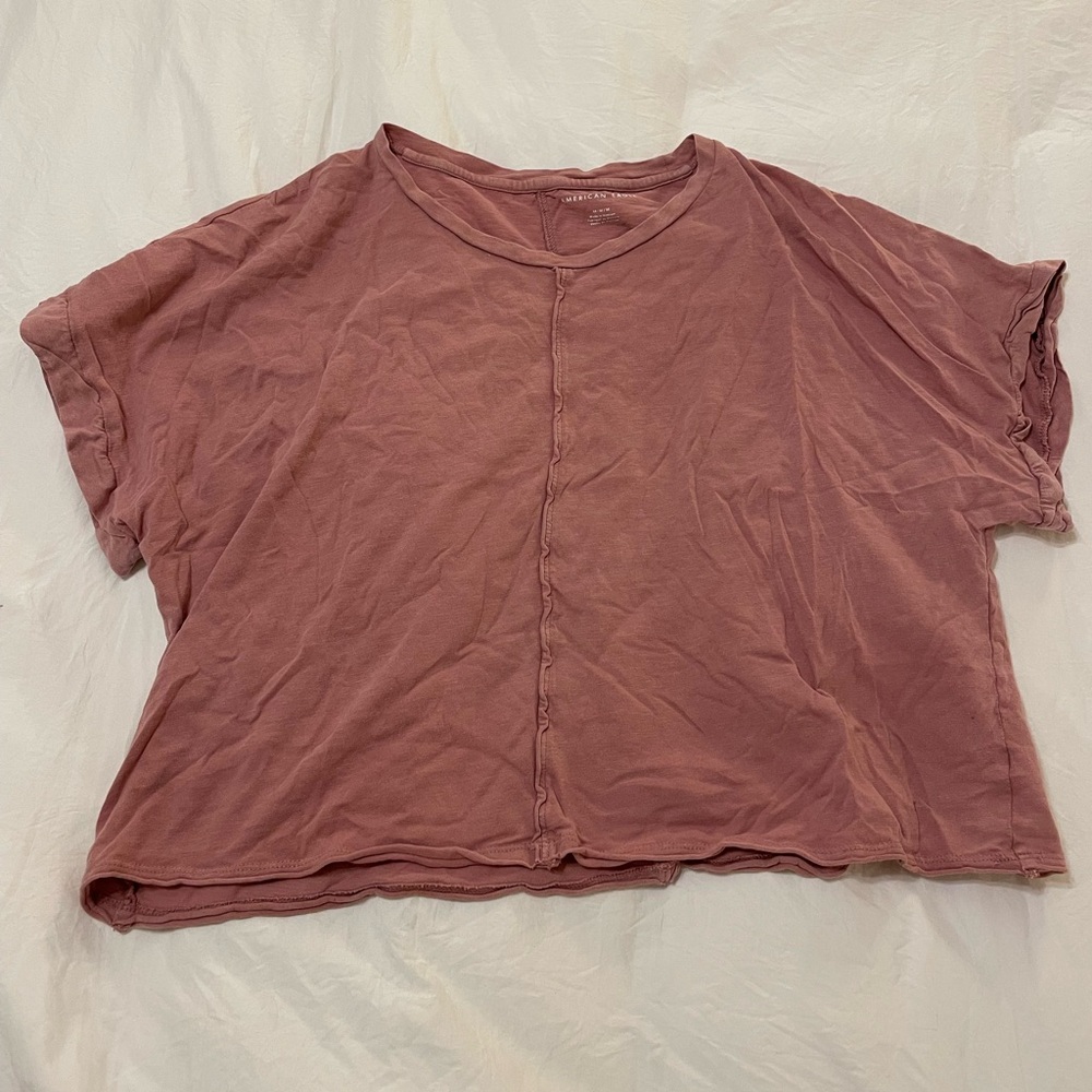 pink american eagle tank